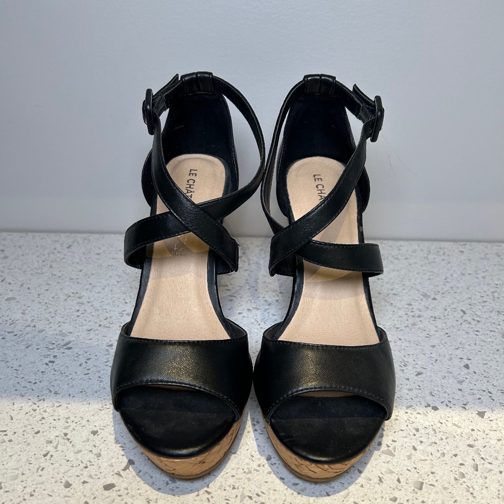 Cork Wedge Heels